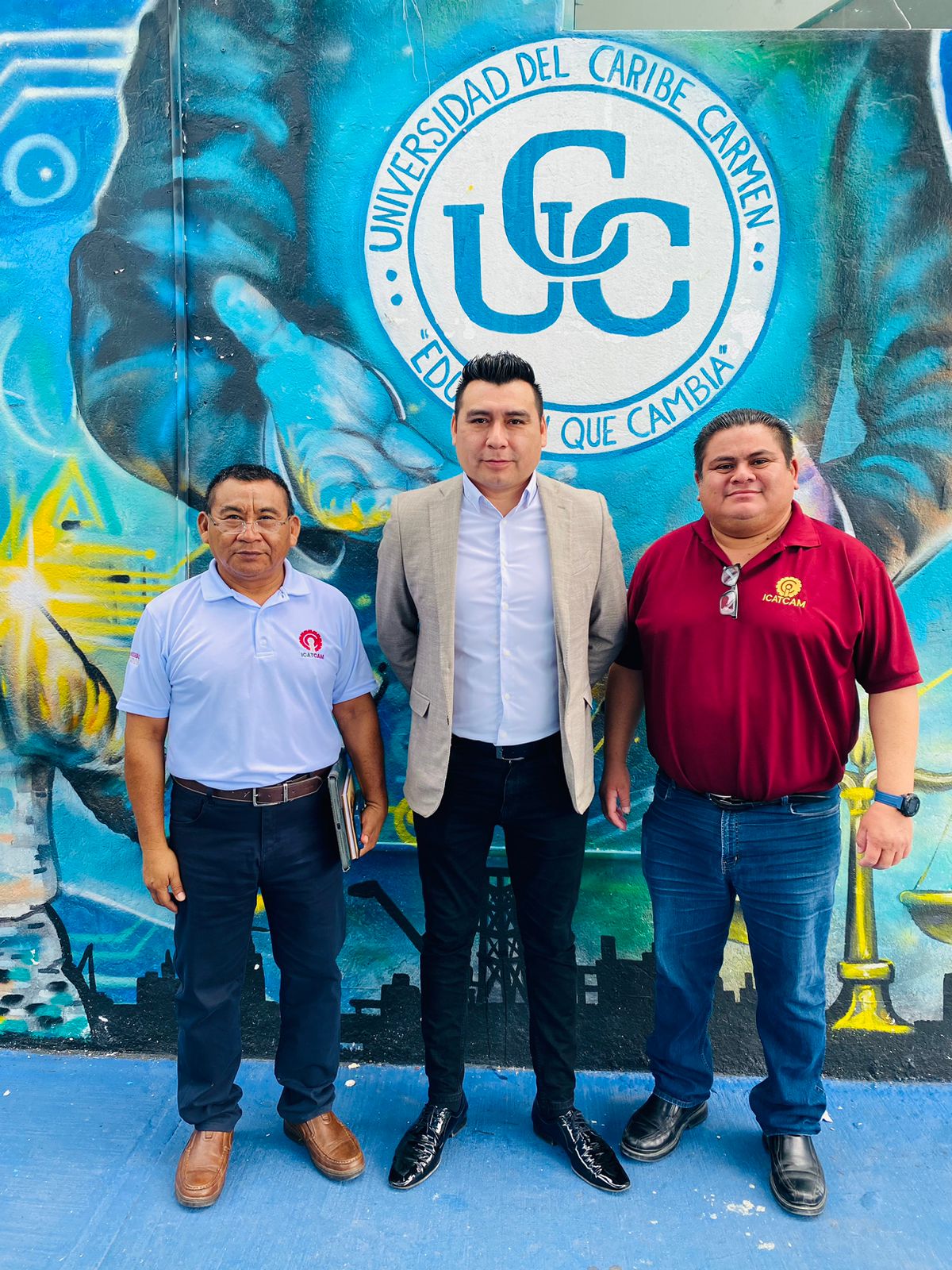 ICAT PLANTEL CARMEN PRESENTE EN INVITACIÓN POR PARTE DEL COLEGIO DEL CARIBE - CARMEN PARA TRATAR DIVERSOS ASUNTOS RELEVANTES EN BENEFICIO DEL ALUMNADO Y LA CIUDADANÍA