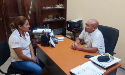 REUNIÓN DE TRABAJO CON EL DIRECTOR DE LA PRIMARIA VENUSTIANO CARRANZA