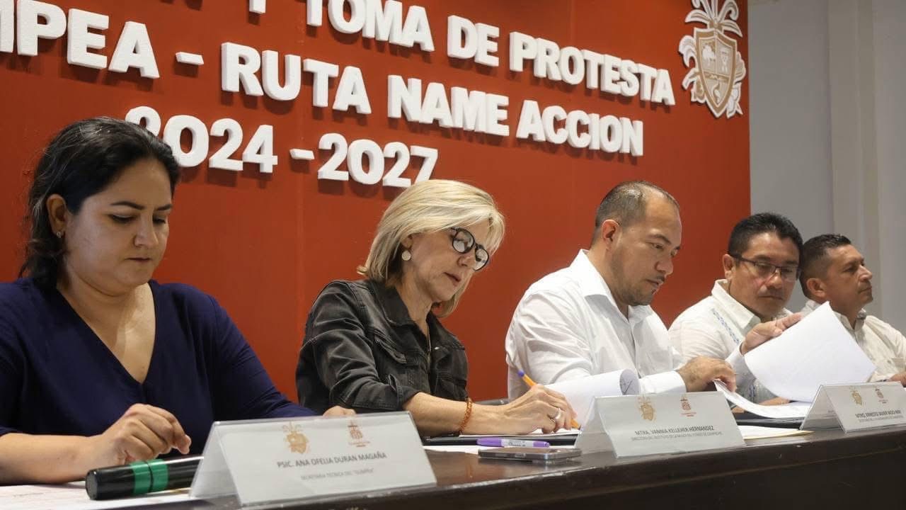 EL ICAT PLANTEL CHAMPOTÓN PARTICIPA EN LA REINSTALACIÓN Y TOMA DE PROTESTA DE GUMPEA - RUTA NAME ACCIÓN 2024-2027