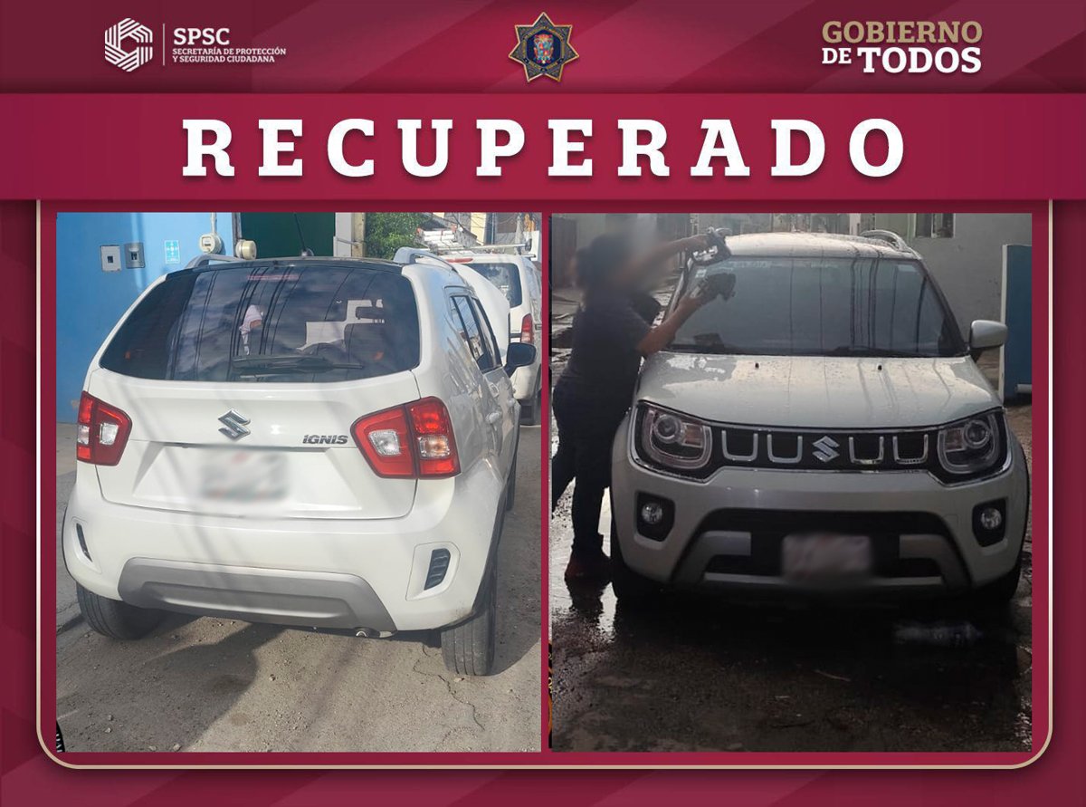 ASEGURA POLICÍA ESTATAL VEHÍCULO CON PRESUNTAS IRREGULARIDADES EN SAN ROMÁN