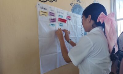 IMEC IMPARTE EN LA ESCUELA SECUNDARIA GENERAL 9 EN EL MUNICIPIO DE CHAMPOTÓN EL TALLER DE “PREVENCIÓN A LA VIOLENCIA DE GÉNERO, TIPOS Y MODALIDADES”