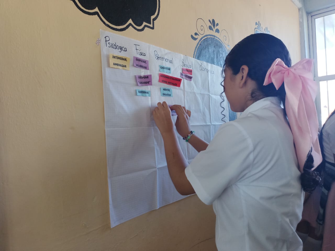 IMEC IMPARTE EN LA ESCUELA SECUNDARIA GENERAL 9 EN EL MUNICIPIO DE CHAMPOTÓN EL TALLER DE “PREVENCIÓN A LA VIOLENCIA DE GÉNERO, TIPOS Y MODALIDADES”