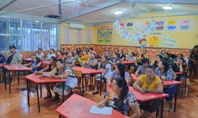 IMPARTE EL TALLER CORRESPONSALIDAD FAMILIAR A MADRES Y PADRES DE FAMILIA DE LA ESCUELA SECUNDARIA TÉCNICA No. 14 EN EL MUNICIPIO DE DZIBALCHÉ
