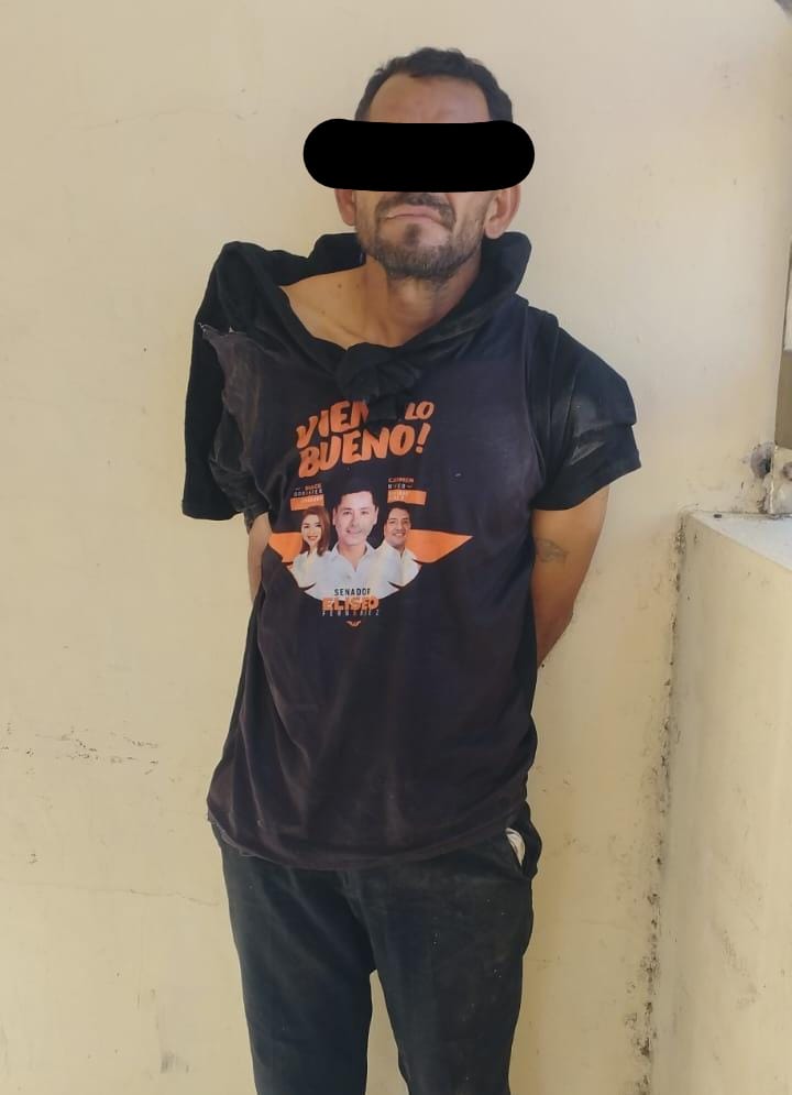 SPSC ASEGURA A SUJETO EN EL MUNICIPIO DE CARMEN