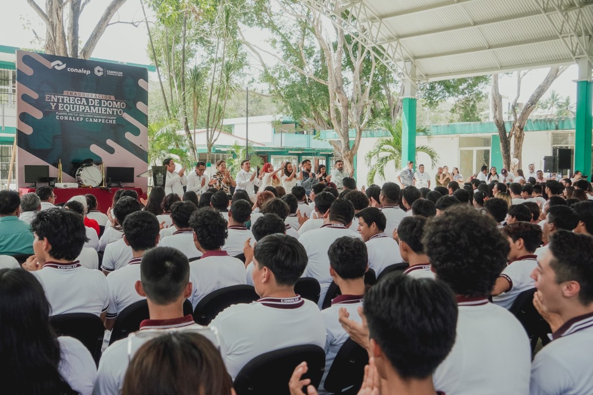 GOBERNADORA VISITA EL PLANTEL CONALEP GUILLERMO GONZÁLEZ GALERA