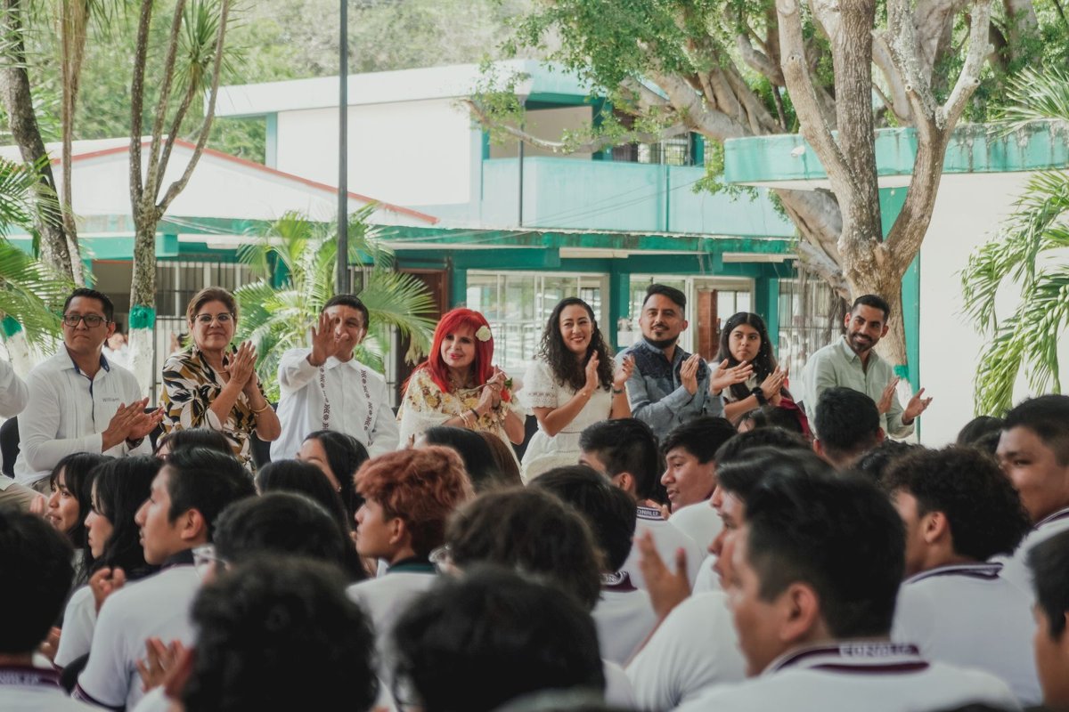 GOBERNADORA VISITA EL PLANTEL CONALEP GUILLERMO GONZÁLEZ GALERA