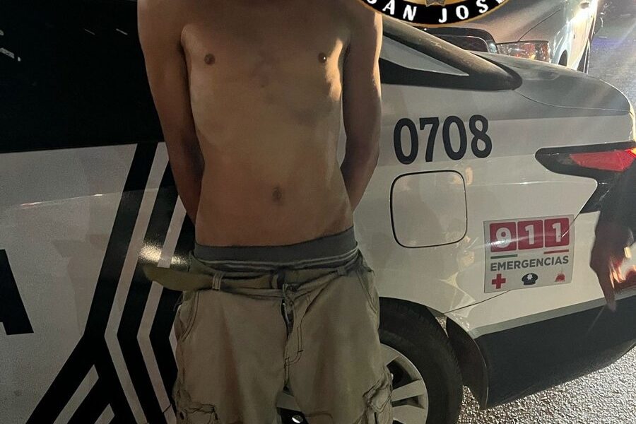 SPSC ASEGURA A SUJETO EN POSESIÓN DE PRESUNTA ARMA DE FUEGO EN LA CAPITAL DEL ESTADO