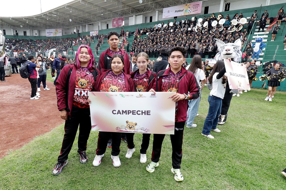 DELEGACION DEL CECyTEC COMPITE EN EL 21 ENCUENTRO NACIONAL DEPORTIVO DE LOS CECyTEs