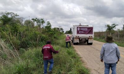 TRABAJOS EN TRAMO CARRETERO TIXMUCUY- CHINÁ