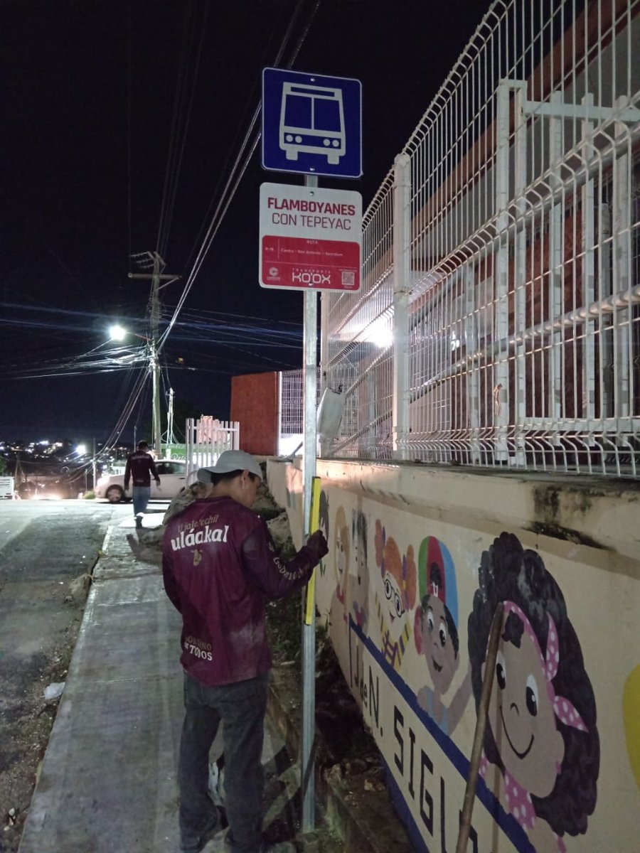 INSTALACIÓN DE SEÑALAMIENTOS KO’ÓX