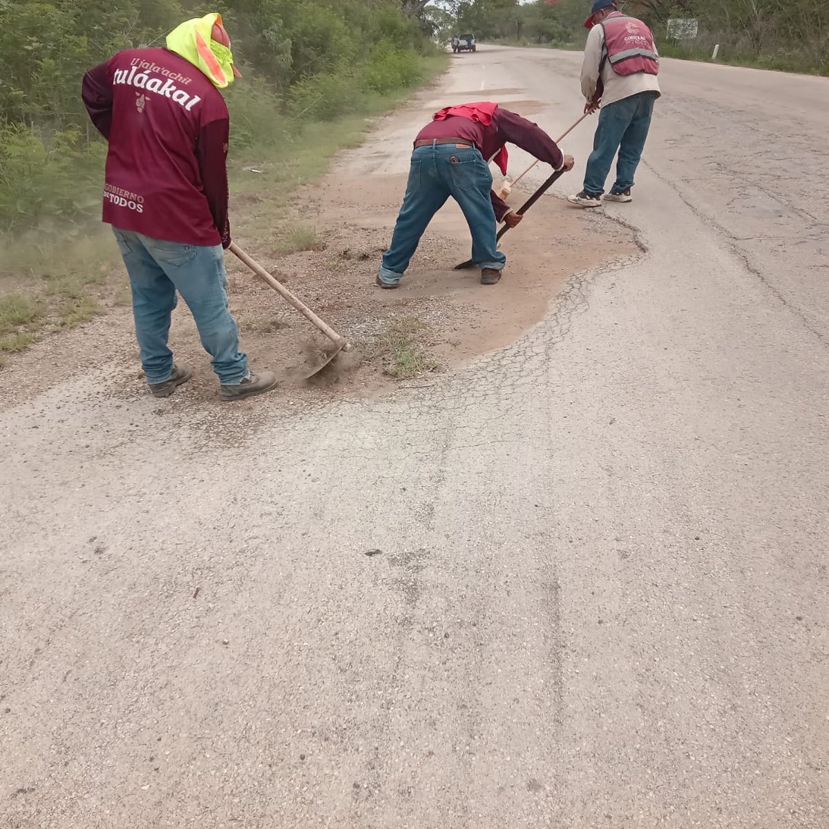 BACHEO EN TRAMO CARRETERO HECELCHAKÁN- ZODZI