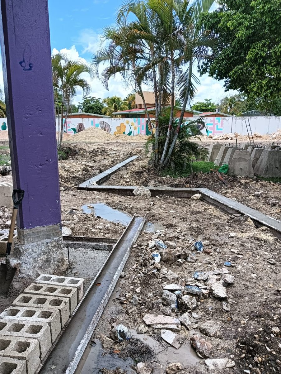 AVANCE EN LA RECONSTRUCCIÓN DE PARQUE EN LA LOCALIDAD DE MAMANTEL, CARMEN