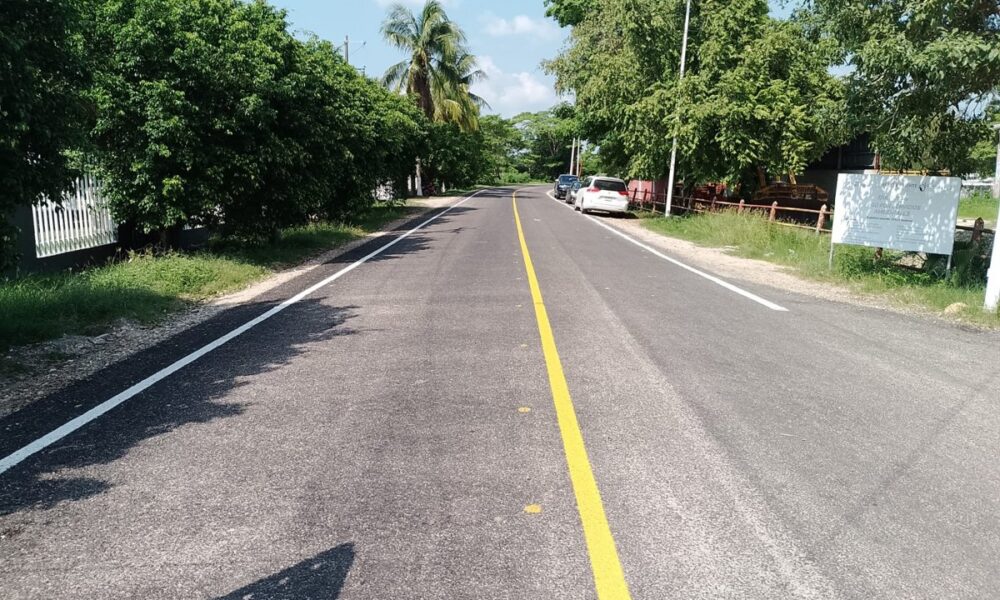 FINALIZA LA RECONSTRUCCIÓN DEL CAMINO PALIZADA- PLAN DEL CARMEN, PALIZADA
