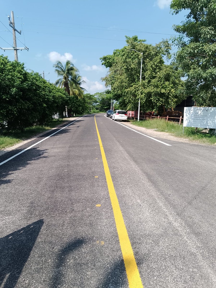 FINALIZA LA RECONSTRUCCIÓN DEL CAMINO PALIZADA- PLAN DEL CARMEN, PALIZADA
