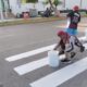 SEDUMOP REALIZA LABORES DE BALIZAMIENTO EN LA AV. LÁZARO CÁRDENAS
