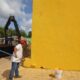 CONTINÚAN LOS TRABAJOS DE MANTENIMIENTO Y LIMPIEZA EN LA IGLESIA DE POMUCH