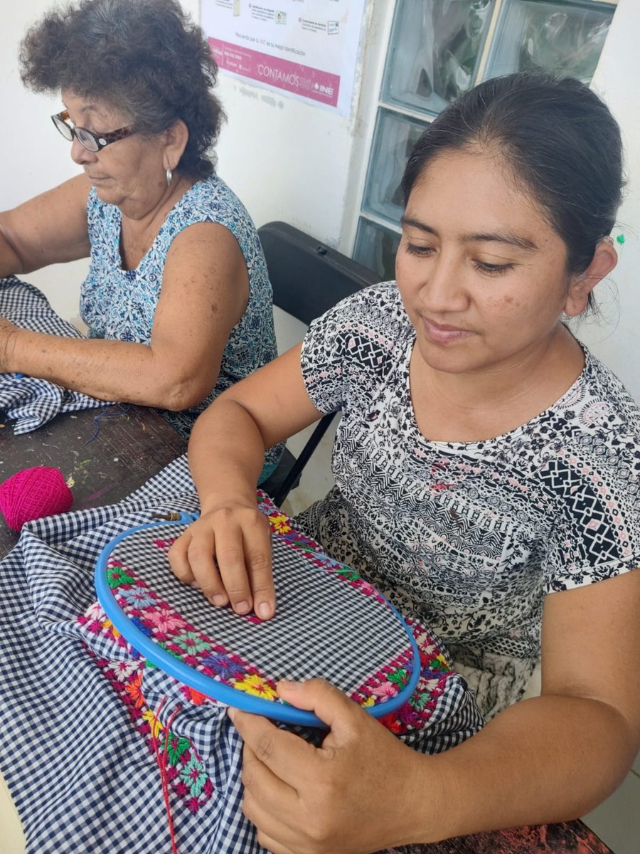 EN EL ICAT ACCIÓN MÓVIL TENABO SE IMPARTEN CURSOS DEL CAMPO FORMATIVO EN ARTESANÍAS