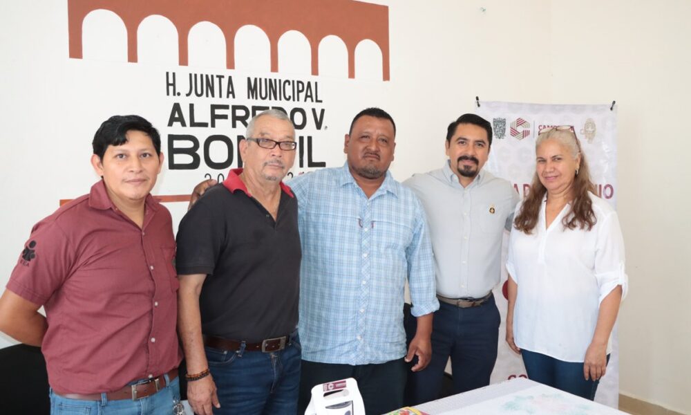 FIRMA DE CONVENIO DE COLABORACIÓN ENTRE EL INSTITUTO DE LA EDUCACIÓN PARA LOS ADULTOS DEL ESTADO DE CAMPECHE Y LA H. JUNTA MUNICIPAL DE ALFREDO V. BONFIL