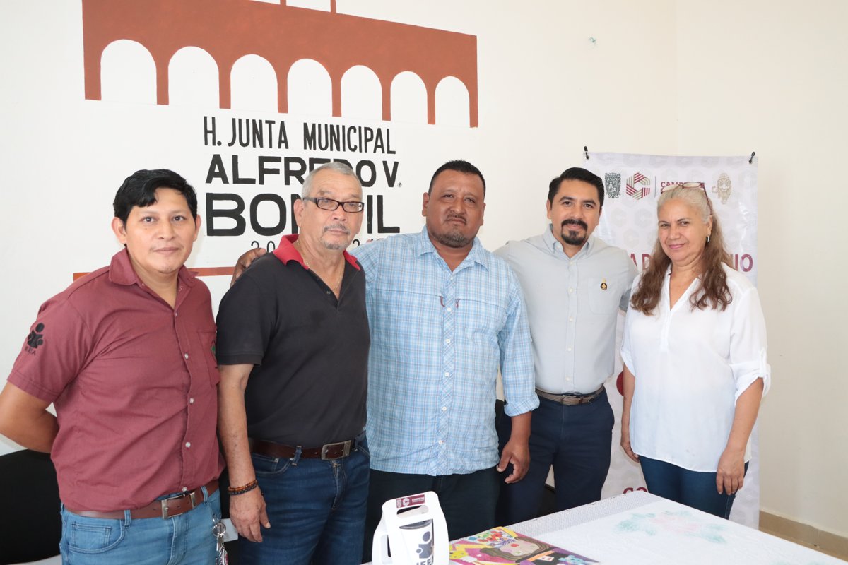 FIRMA DE CONVENIO DE COLABORACIÓN ENTRE EL INSTITUTO DE LA EDUCACIÓN PARA LOS ADULTOS DEL ESTADO DE CAMPECHE Y LA H. JUNTA MUNICIPAL DE ALFREDO V. BONFIL
