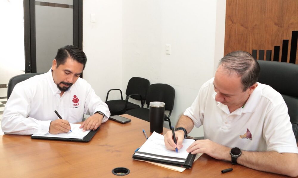 FIRMA IEEA ALIANZA CON INFOCAM POR LA EDUCACIÓN PARA JÓVENES Y ADULTOS