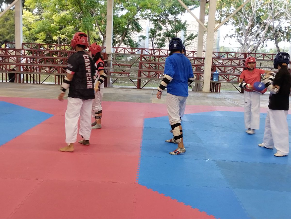 TAEKWONDOÍNES CAMPECHANOS SE ALISTAN PARA EL PROCESO SELECTIVO DE LOS NACIONALES CONADE 2025