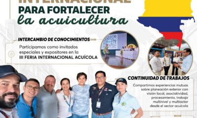 INTERCAMBIO INTERNACIONAL PARA FORTALECER LA ACUICULTURA