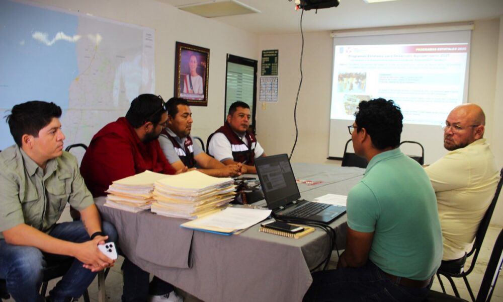 REUNIÓN DE DIFUSIÓN DE PROGRAMAS DE LA SDA CON AYUNTAMIENTOS DE ESCÁRCEGA Y CANDELARIA