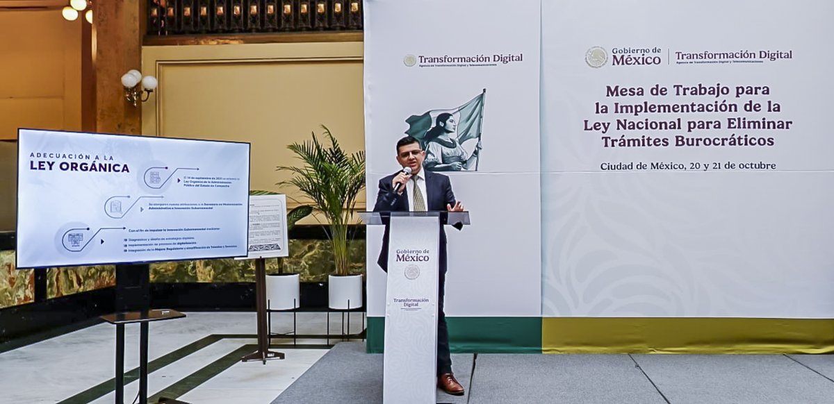 CAMPECHE FORTALECE LA TRANSFORMACIÓN DIGITAL Y LA MEJORA REGULATORIA A NIVEL NACIONAL CIUDAD DE MÉXICO, OCTUBRE DE 2025