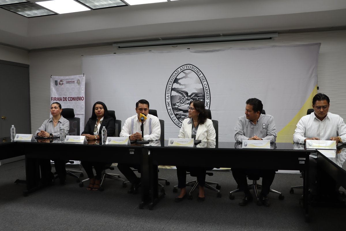 FIRMA IEEA ALIANZA CON UNACAR PARA LUCHAR CONTRA EL REZAGO EDUCATIVO