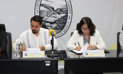 FIRMA IEEA ALIANZA CON UNACAR PARA LUCHAR CONTRA EL REZAGO EDUCATIVO