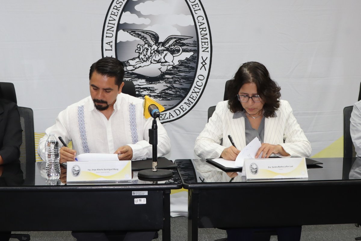 FIRMA IEEA ALIANZA CON UNACAR PARA LUCHAR CONTRA EL REZAGO EDUCATIVO