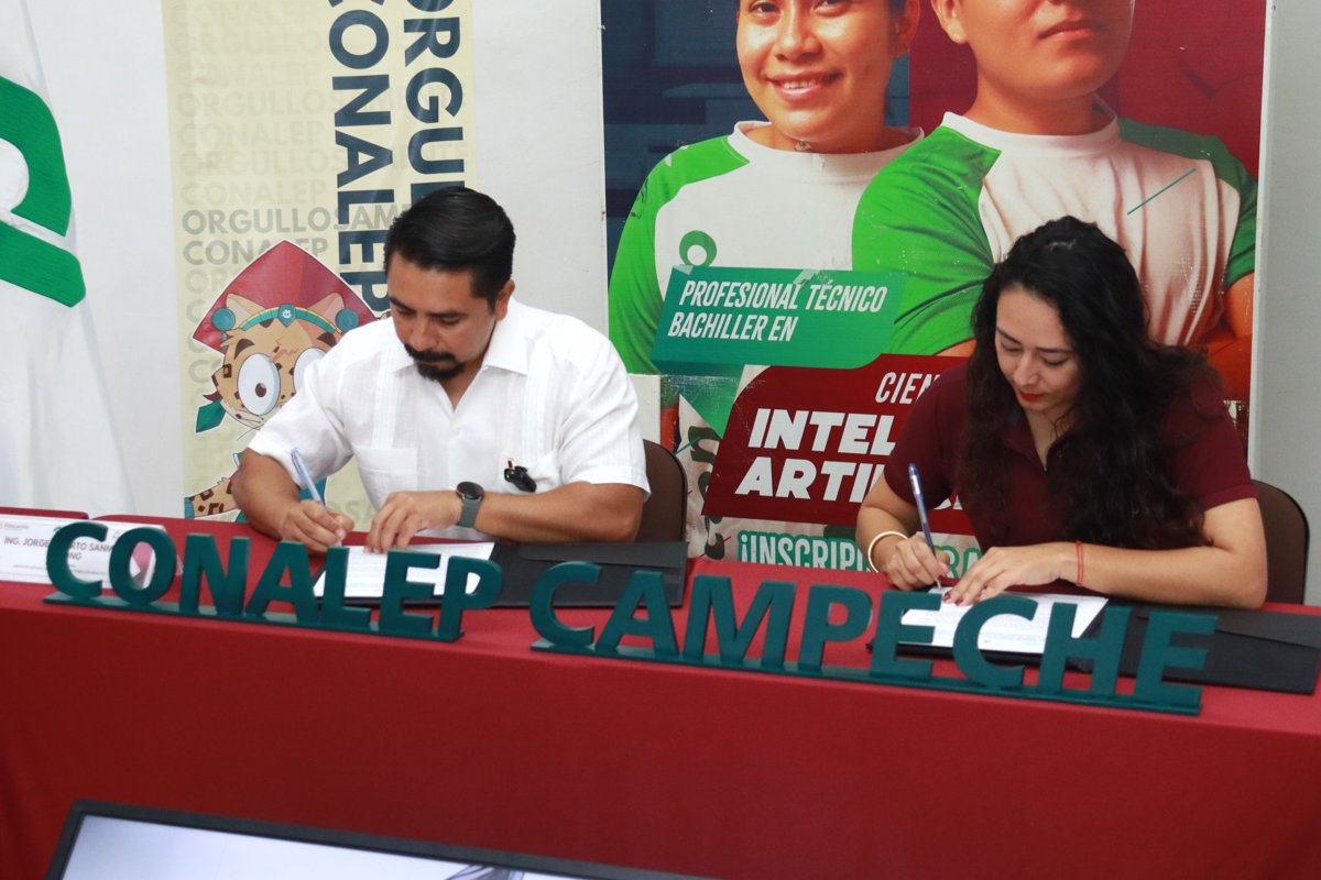 FIRMA IEEA CONVENIO CON CONALEP POR LA ALFABETIZACIÓN