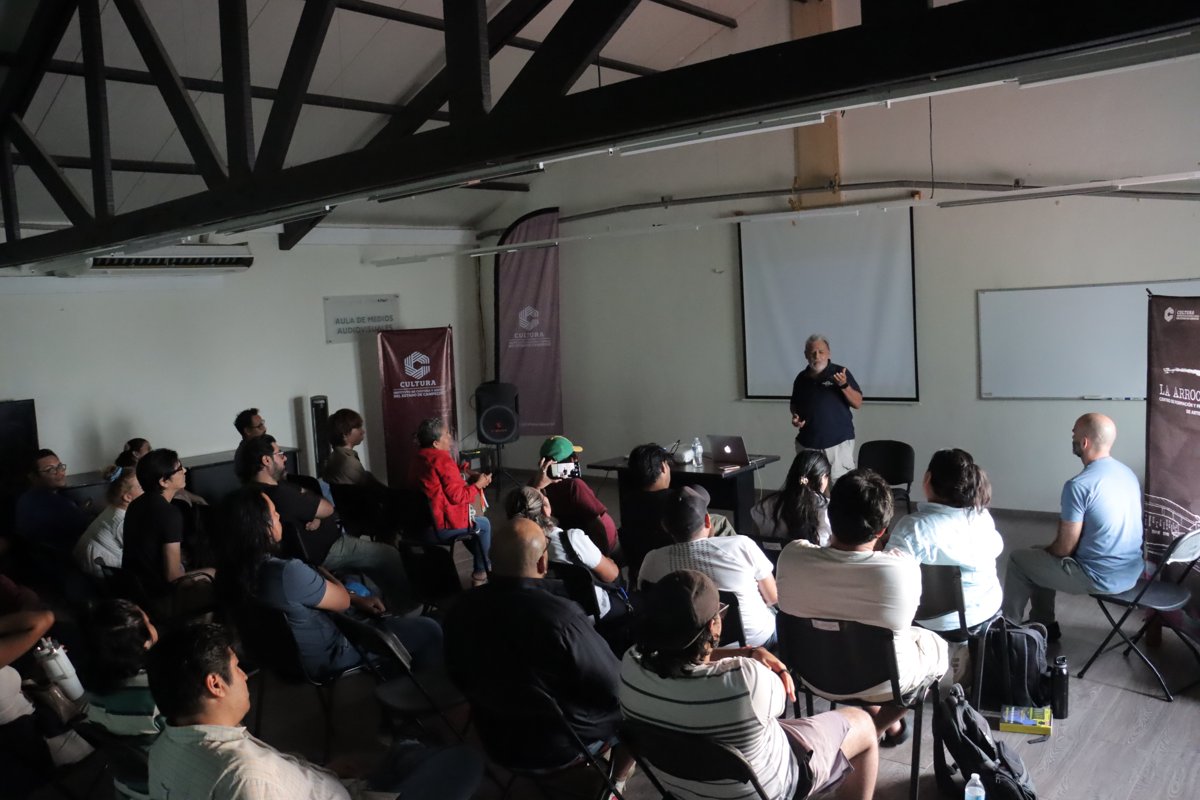 TIM DIRDAMAL IMPARTE TALLER DE CINE IMPERFECTO EN LA ARROCERA