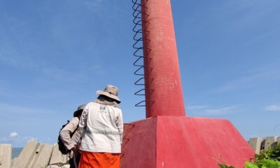 DAN MANTENIMIENTO A BALIZA DEL PUERTO ISLA DEL CARMEN PARA ASEGURAR OPERACIONES MARÍTIMAS Y EVITAR ACCIDENTES