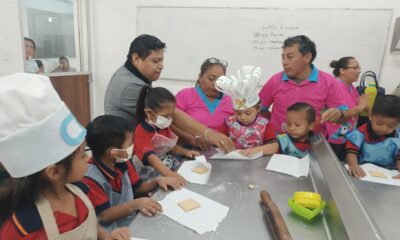 CLASE MUESTRA DE ELABORACIÓN Y DECORACIÓN DE GALLETAS PARA EL JARDÍN DE NIÑOS “JACINTO CANEK” DEL MUNICIPIO DE TENABO
