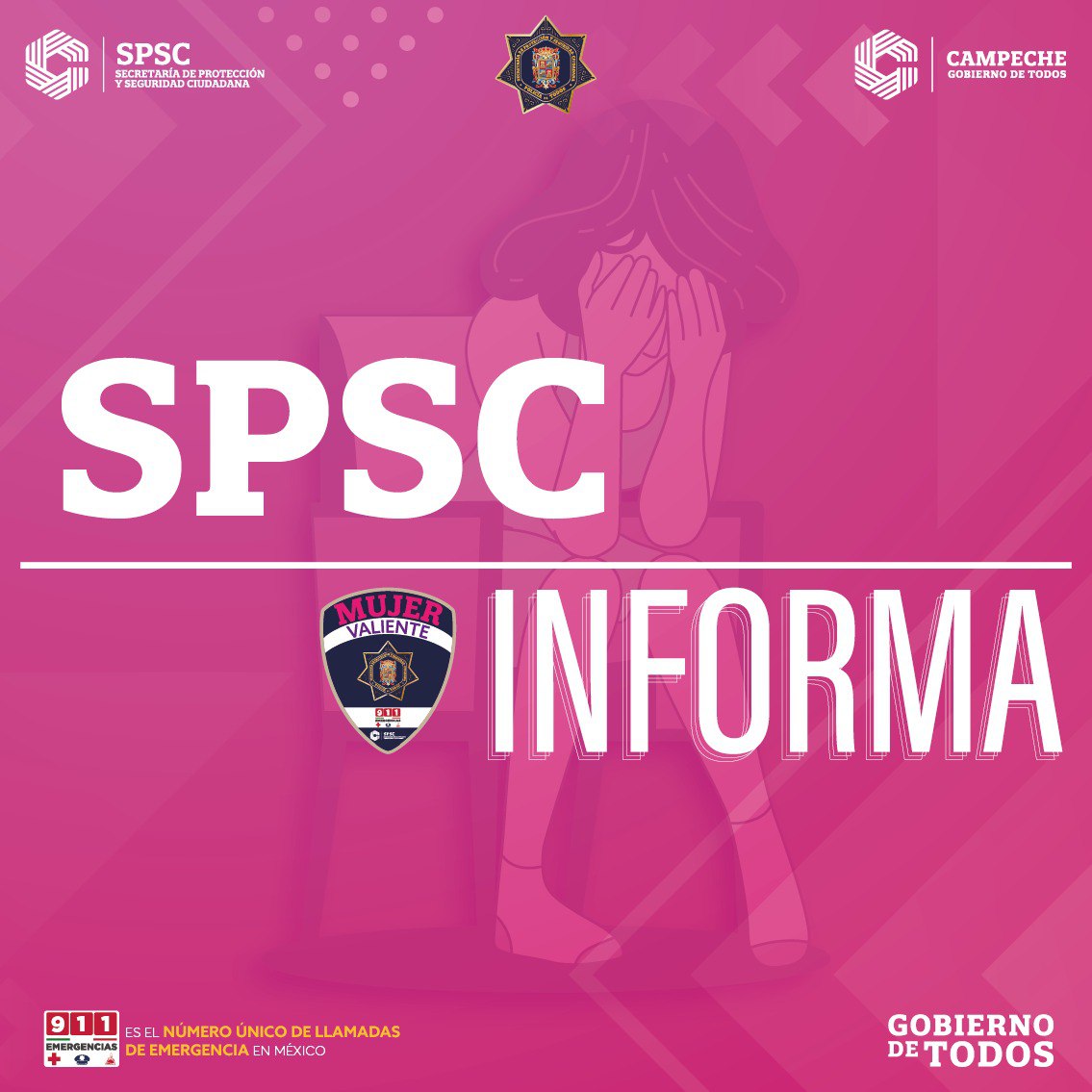 SPSC ACTIVA CÓDIGO ZAZIL PARA PROTEGER A MUJER VÍCTIMA DE VIOLENCIA