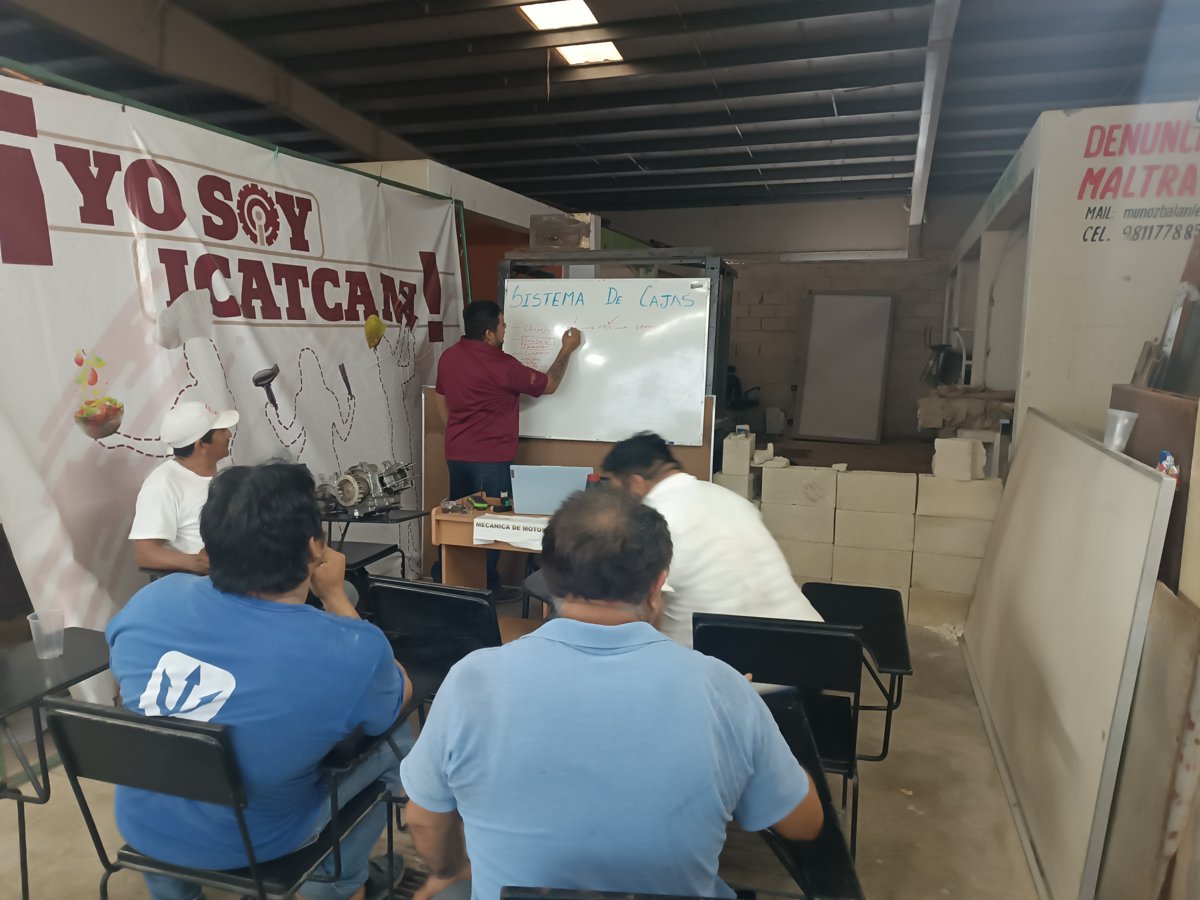 EL ICAT ACCIÓN MÓVIL DE TENABO IMPARTE CURSOS LOS DÍAS SÁBADOS DEL MES DE MAYO