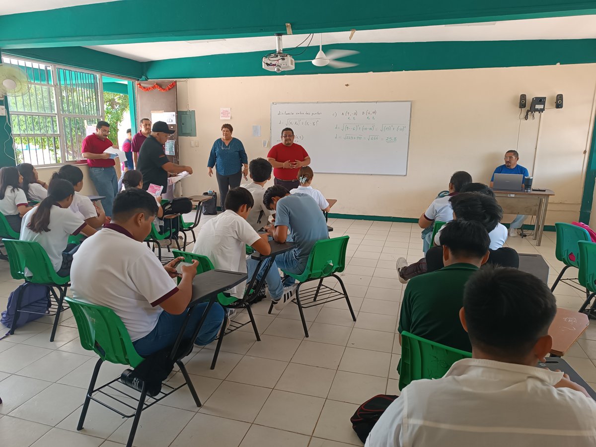 EL ICAT ACCIÓN MÓVIL TENABO VISITA EL COBACAM 07 PLANTEL TENABO PARA REALIZAR PROMOCIÓN Y DIFUSIÓN DE CURSOS