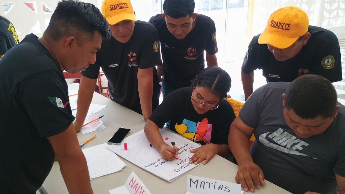 SE CAPACITAN LAS BRIGADAS DE COMBATIENTES DE INCENDIOS FORESTALES EN XMABEN