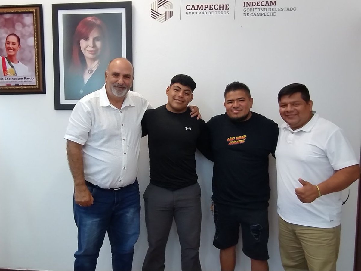 RECIBE DIRECTOR DEL INDECAM AL PESISTA ANGEL CASTELLANO Y A SU ENTRENADOR JAVIER TAMAYO