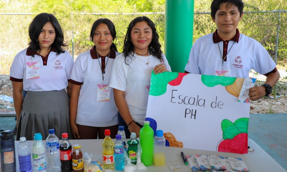 EXPO FERIA DE CIENCIAS EN COBACAM 08 NUNKINÍ
