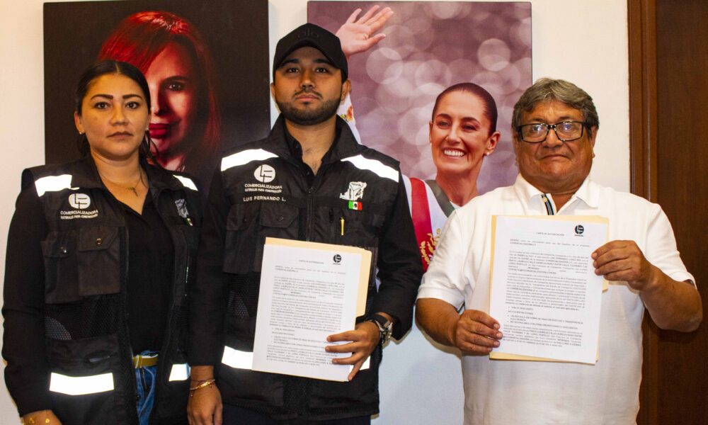 FIRMA DE CONVENIO ENTRE ISSSTECAM Y COMERCIALIZADORA LF