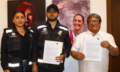 FIRMA DE CONVENIO ENTRE ISSSTECAM Y COMERCIALIZADORA LF