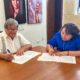 FIRMA DE CONVENIO ENTRE ISSSTECAM Y COLEGIO DE NOTARIOS DE CAMPECHE