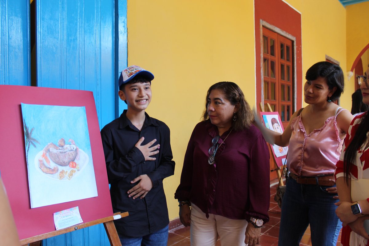 PREMIAN A GANADORES DEL TERCER CONCURSO ESTATAL DE DIBUJO Y PINTURA INFANTIL “MI IDENTIDAD CAMPECHANA, LOS SABORES DE MI TIERRA”