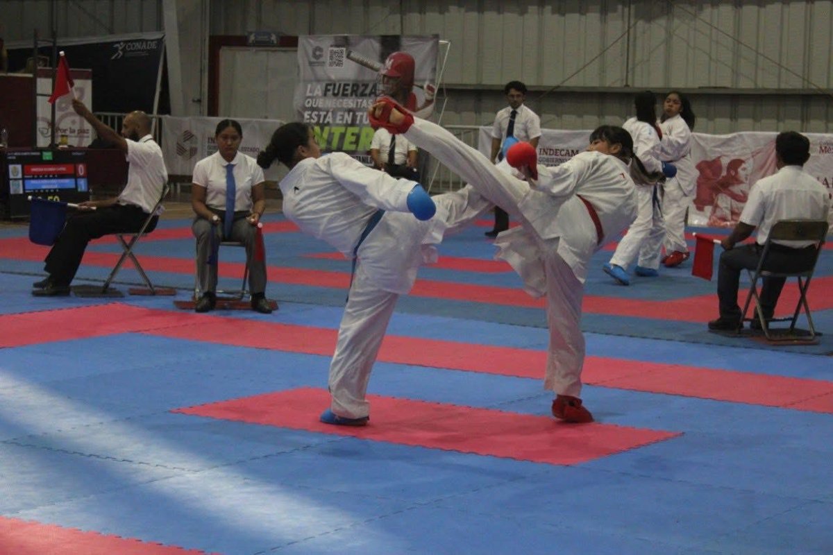 EXITOSO DEBUT DE CAMPECHE EN EL MACRO REGIONAL DE KARATE; CLASIFICAN NUEVE A OLIMPIADA NACIONAL