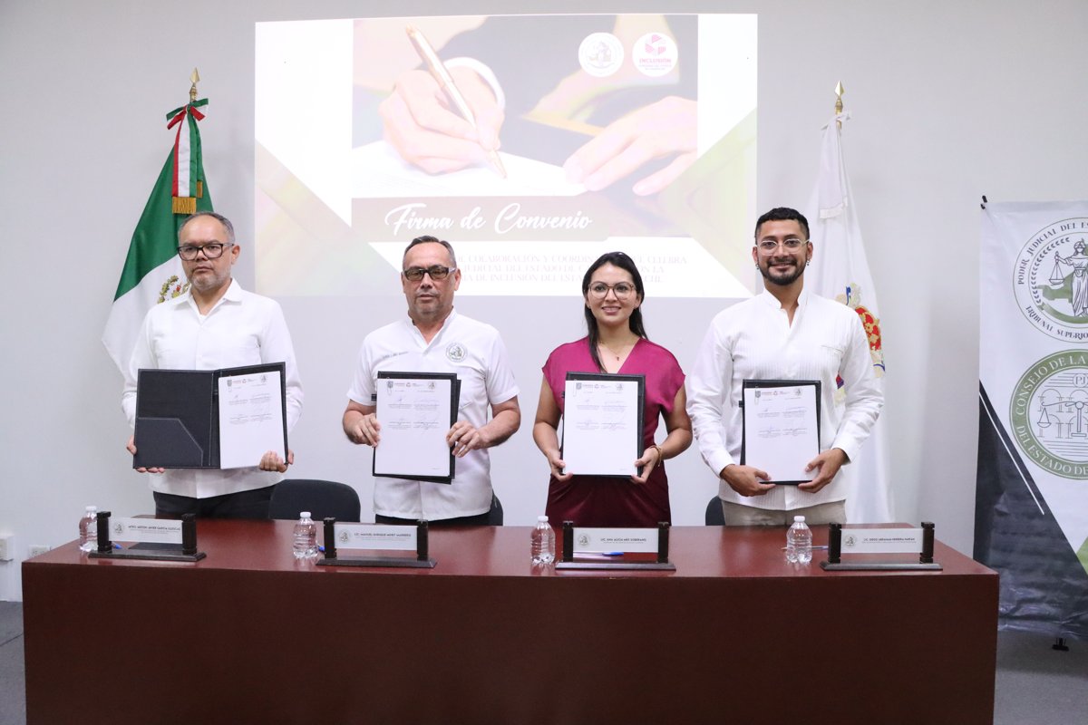 LA JUSTICIA TAMBIÉN SE VUELVE INCLUYENTE: SEIN Y PODER JUDICIAL FIRMAN CONVENIO HISTÓRICO