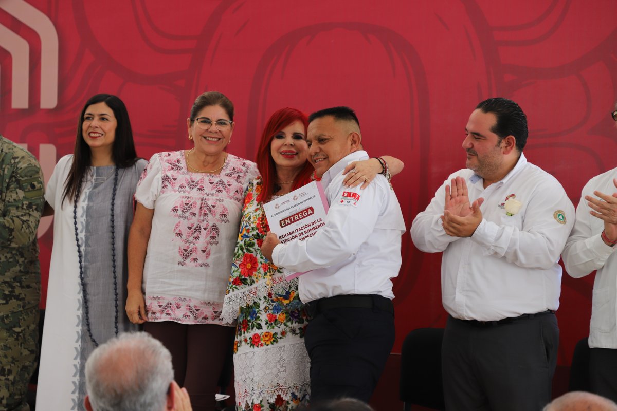 INAUGURAN NUEVO EDIFICIO DE PROTECCIÓN CIVIL Y REHABILITAN ESTACIÓN DE BOMBEROS EN CAMPECHE