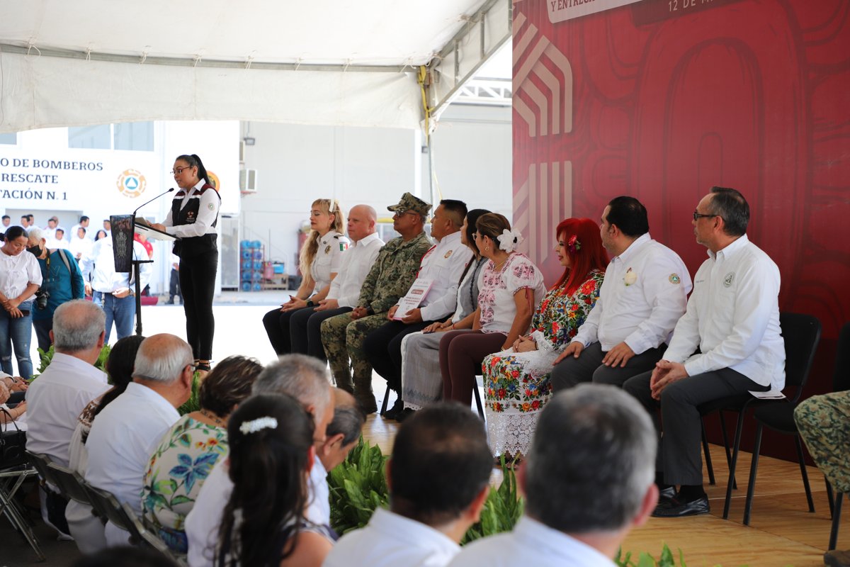 INAUGURAN NUEVO EDIFICIO DE PROTECCIÓN CIVIL Y REHABILITAN ESTACIÓN DE BOMBEROS EN CAMPECHE