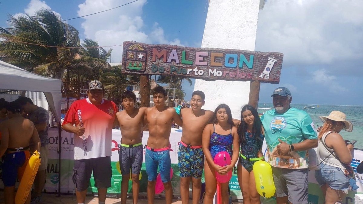 CINCO NADADORES CAMPECHANOS, POR SU PASE A LA OLIMPIADA NACIONAL